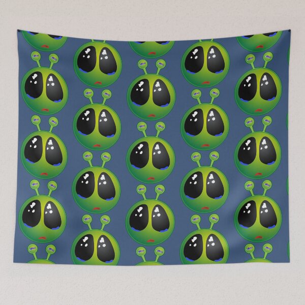 Item preview, sad alien Long designed and sold by LadyMoldavites.