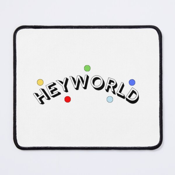Item preview, Hey World! designed and sold by Yahli248.
