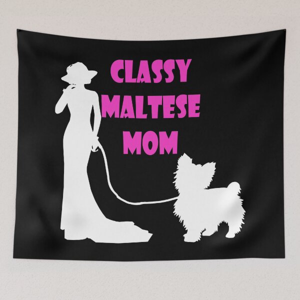 Artikelvorschau, Nobles Malteser-Mama-T-Shirt, Edler Malteser-Mama-Hut, Edle Malteser-Mama-Telefonhüllen, Edler Malteser-Mama-Aufkleber, Edler Malteser-Mama-Shirt für Babys entworfen und verkauft von Poussyarts.