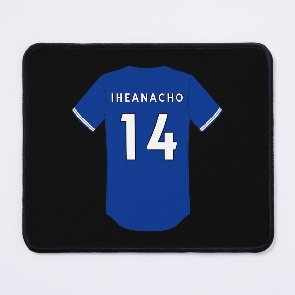 Item preview, Kelechi Iheanacho Jersey Sticker designed and sold by clarepaulaji64.