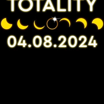 Imagen de la obra Total Solar Eclipse Totality 04.08.24 Totality Solar Eclipse Gear de DynamicDesign