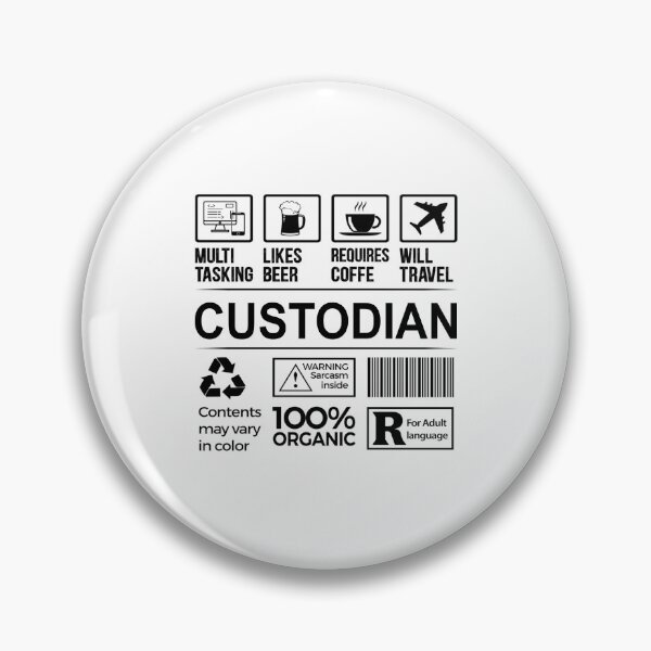 Item preview, custodian T Shirt, MultiTasking Certified Job Gift Item, Job Profession,Mens Womens Girls Dad, custodian Christmas Birthday Gift designed and sold by xlnv.