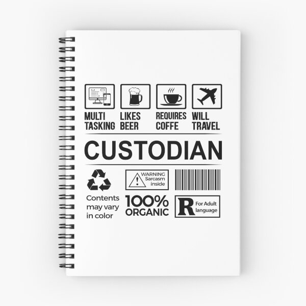 Item preview, custodian T Shirt, MultiTasking Certified Job Gift Item, Job Profession,Mens Womens Girls Dad, custodian Christmas Birthday Gift designed and sold by xlnv.