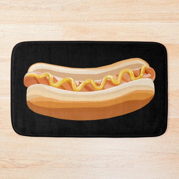 Item preview, Hotdog with Mustard in Bun designed and sold by Deborah Camp.