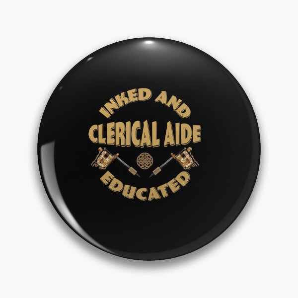 Item preview, INKED AND EDUCATED CLERICAL AIDE designed and sold by sobriowslen.
