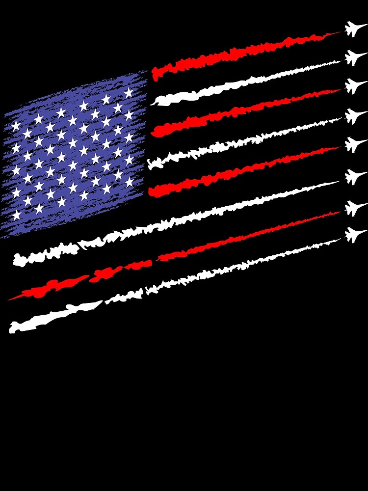 Thumbnail 3 von 3, Tuch, Fighter Jet American Flag Military Airplane 4th Of July Gear designt und verkauft von DynamicDesign.