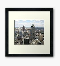 Atlanta Aerial View (Day Time) Framed Print