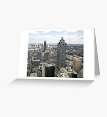 Atlanta Aerial View (Day Time) Greeting Card