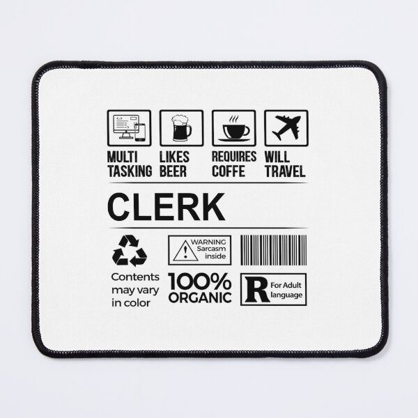 Item preview, clerk T Shirt, MultiTasking Certified Job Gift Item, Job Profession,Mens Womens Girls Dad, clerk Christmas Birthday Gift designed and sold by xlnv.