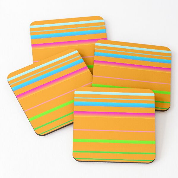 Item preview, Orange line pattern | multicolor and orange line pattern designed and sold by lausn.