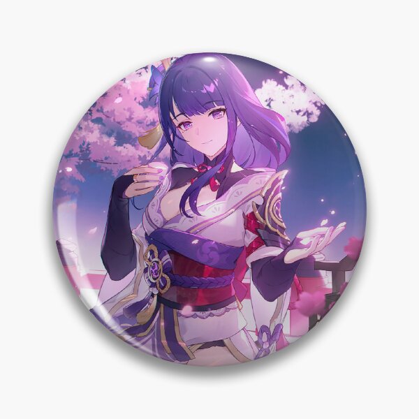 Item preview, Genshin Impact - Raiden Official Birthday Artwork 2022 designed and sold by Krimsy.