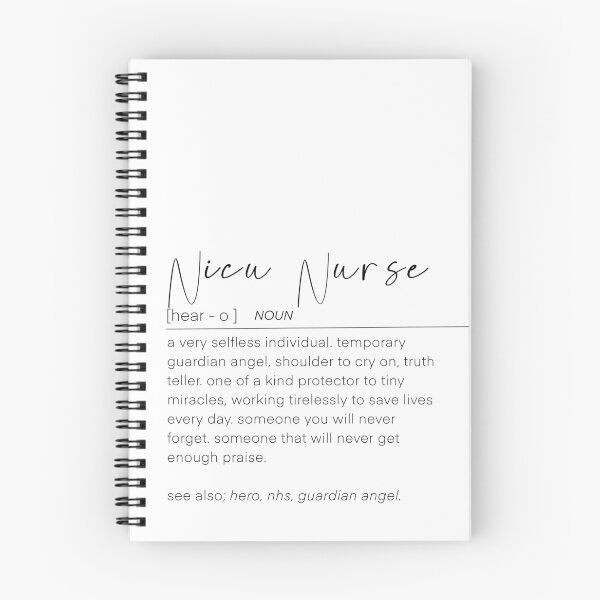Item preview, NICU nurse definition gift print designed and sold by ZRGraphics.