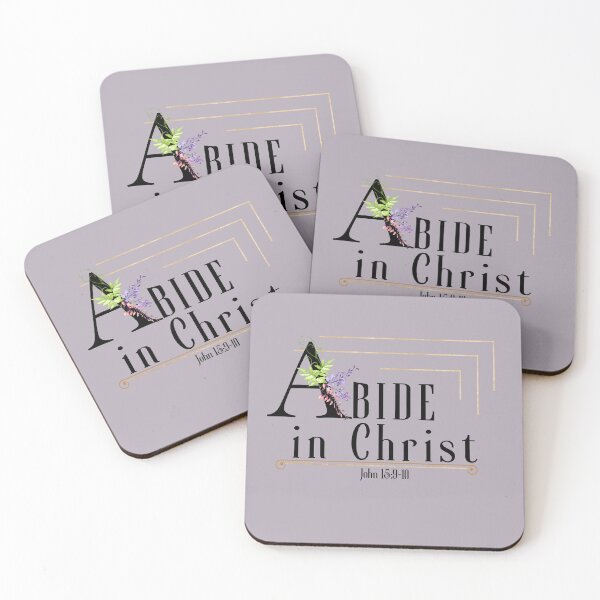 Item preview, Abide in Christ Leaf Floral Text Design designed and sold by NonPCTruths.