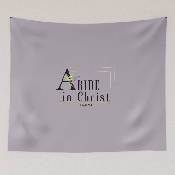 Item preview, Abide in Christ Leaf Floral Text Design designed and sold by NonPCTruths.