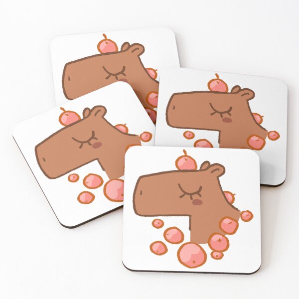 Item preview, Capybara Peach Please  designed and sold by Isaxarte.