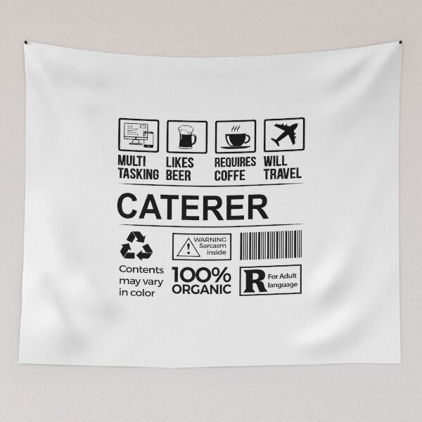 Item preview, caterer T Shirt, MultiTasking Certified Job Gift Item, Job Profession,Mens Womens Girls Dad, caterer Christmas Birthday Gift designed and sold by xlnv.