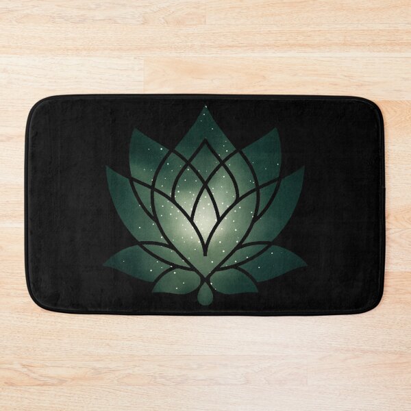 Item preview, Green nebula lotus flower zen state designed and sold by Kashear.