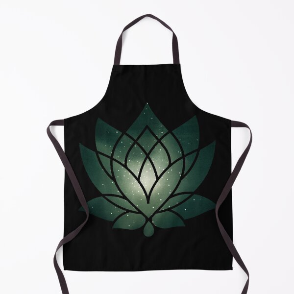 Item preview, Green nebula lotus flower zen state designed and sold by Kashear.