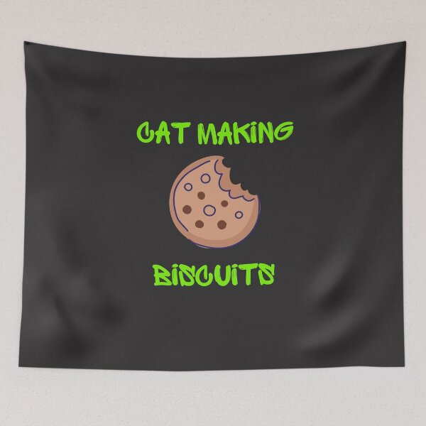 Item preview, cat making biscuits designed and sold by DoraHappy.