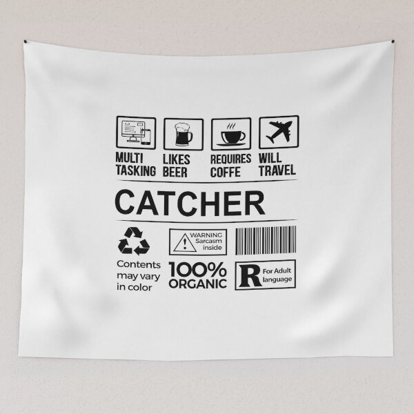 Item preview, catcher T Shirt, MultiTasking Certified Job Gift Item, Job Profession,Mens Womens Girls Dad, catcher Christmas Birthday Gift designed and sold by xlnv.