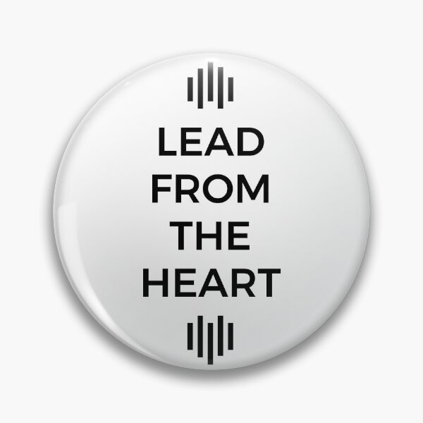 Item preview, LEAD FROM THE HEART (WHITE) designed and sold by AnaelDraw.