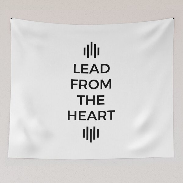 Item preview, LEAD FROM THE HEART (WHITE) designed and sold by AnaelDraw.