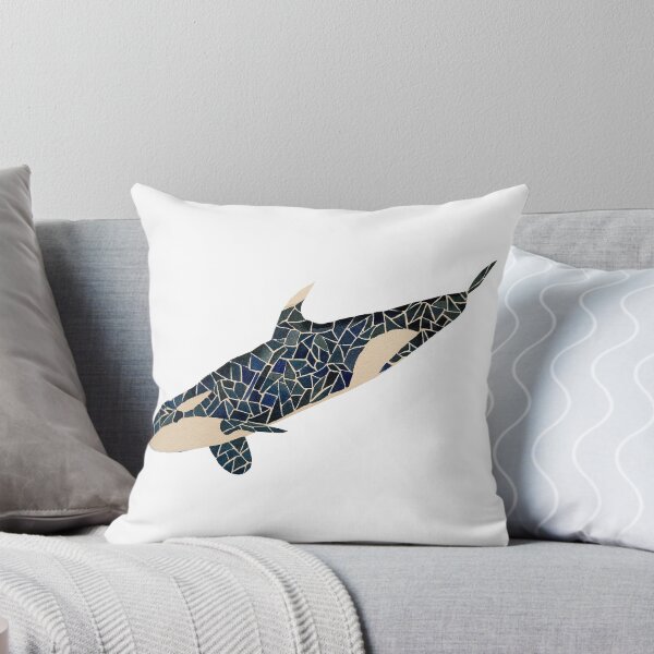 Item preview, Orca Mosaic designed and sold by Cobalt Blue Watercolors.
