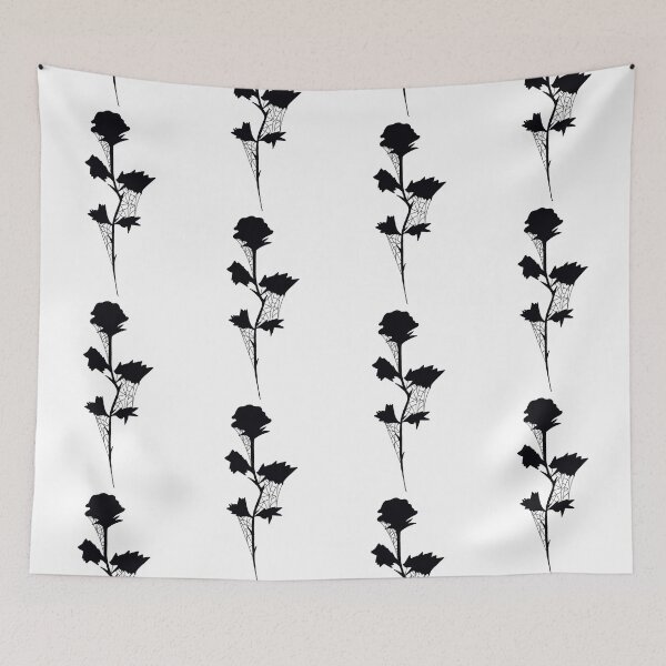Item preview, Black Rose with Spider Webs | digital design designed and sold by sweet-chaos101.