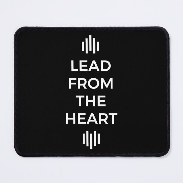 Item preview, LEAD FROM THE HEART (BLACK) designed and sold by AnaelDraw.