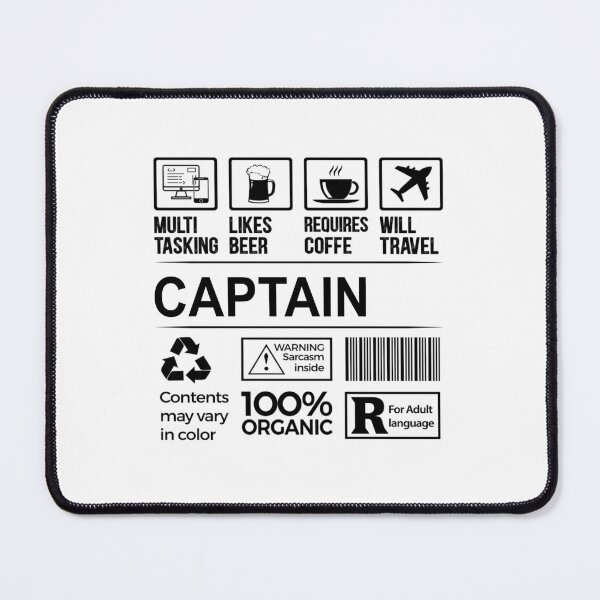 Item preview, captain T Shirt, MultiTasking Certified Job Gift Item, Job Profession,Mens Womens Girls Dad, captain Christmas Birthday Gift designed and sold by xlnv.