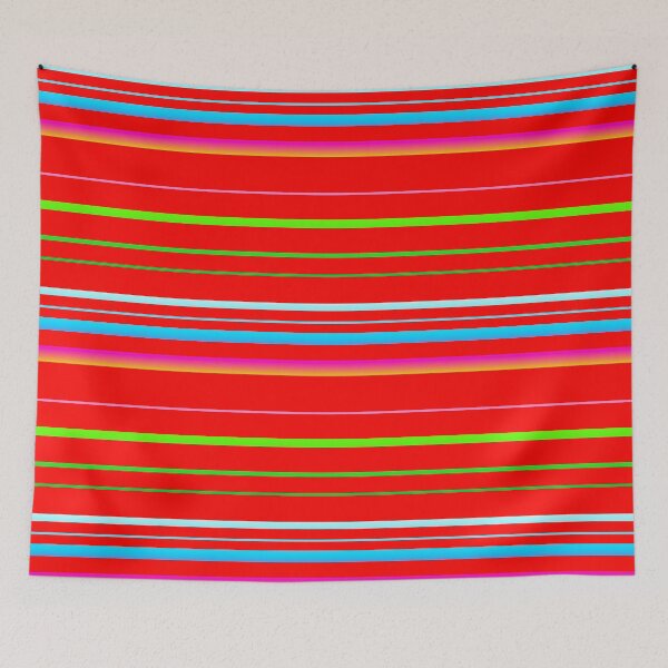 Aperçu de l'œuvre Motif de lignes rouges | motif de lignes multicolores et rouges créée et vendue par lausn.