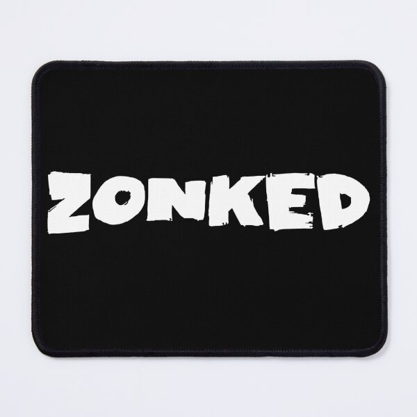 Item preview, Zonked Text Monochrome Black designed and sold by Meepuruproject.