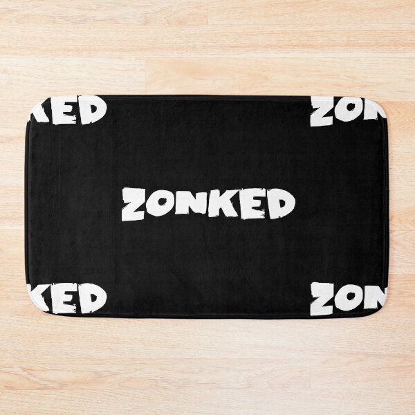 Item preview, Zonked Text Monochrome Black designed and sold by Meepuruproject.