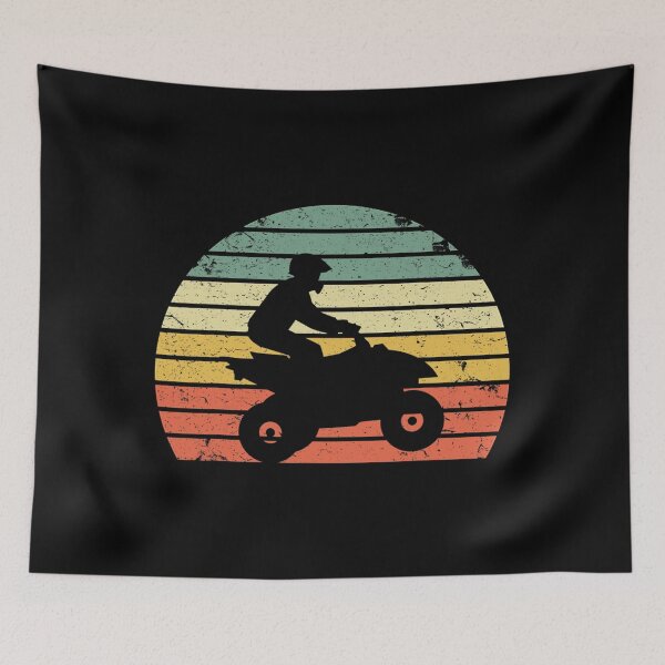 Item preview, Vintage ATV 4 Wheeler Shirt Silhouette Retro Quad TShirt Tee designed and sold by juicyimplement1.