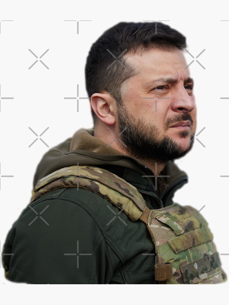 &ldquo;Volodymyr Zelenskyy – President Of Ukraine " Sticker for Sale by