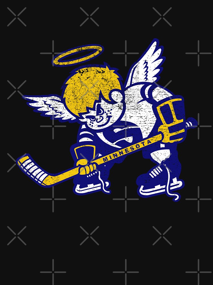 Minnesota Fighting Saints Retro Hockey T Shirt |