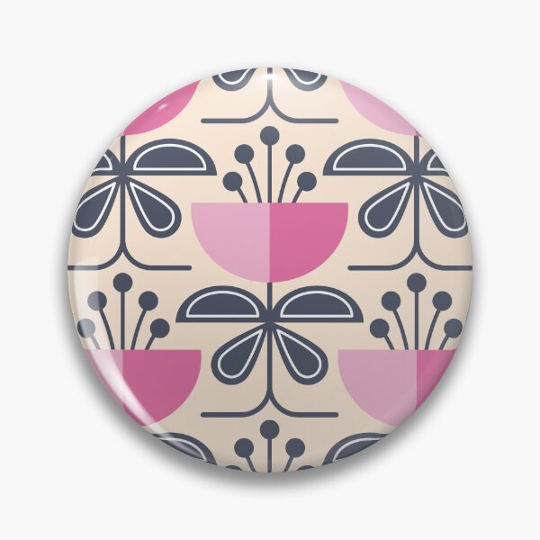 Item preview, 0888 - scandinavian florals, pink designed and sold by RouCouCou.