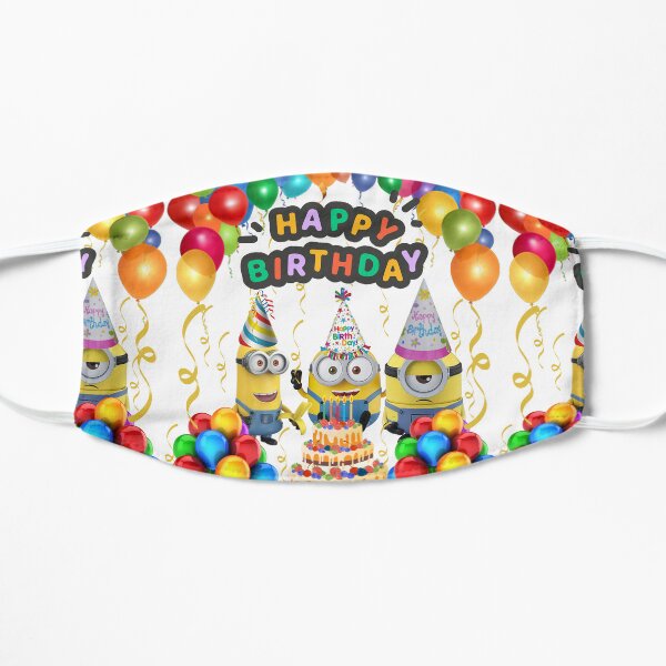 Funny Minions Party Flat Mask
