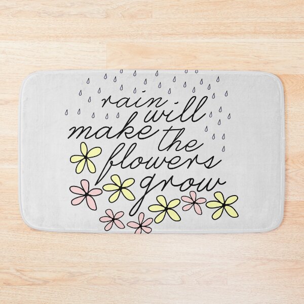 Item preview, Rain Will Make The Flowers Grow designed and sold by byebyesally.