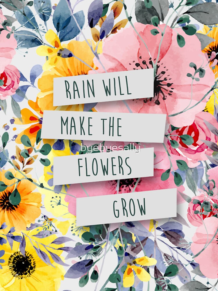 Disover Rain Will Make The Flowers Grow (2) Iphone Case