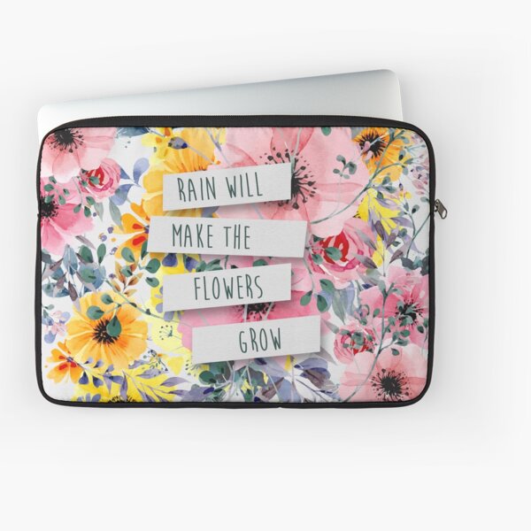 Vista previa del artículo con la obra «La lluvia hará crecer las flores (2)», diseñado y vendido por byebyesally.
