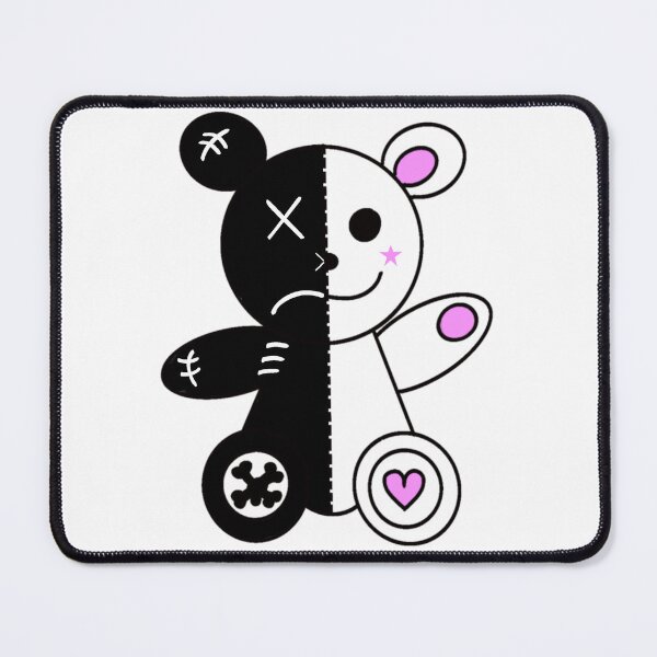 Item preview, Teddy Bear with Opposite Sides and colors | digital design designed and sold by sweet-chaos101.