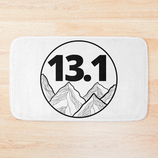 Item preview, 13.1 Mountains Design for Half Marathoners and Long Distance Runners designed and sold by Hopscotch Shop Designs.