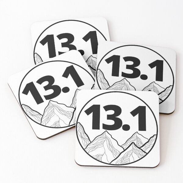 Item preview, 13.1 Mountains Design for Half Marathoners and Long Distance Runners designed and sold by Hopscotch Shop Designs.