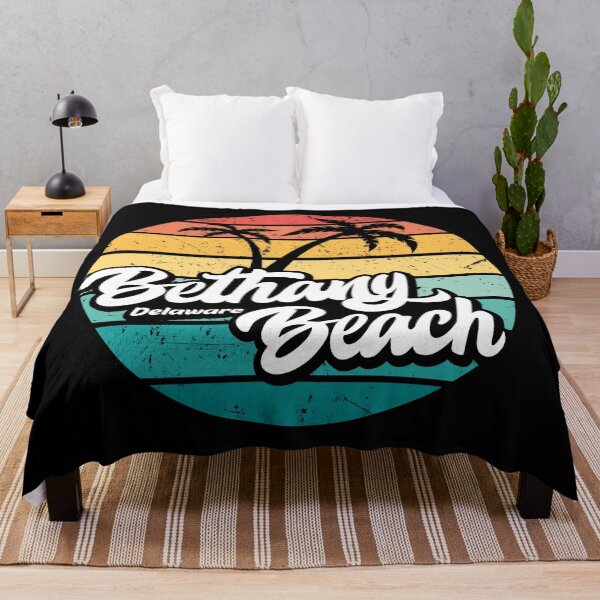 Item preview, Bethany Beach Delaware retro sunset designed and sold by Pau Baz.