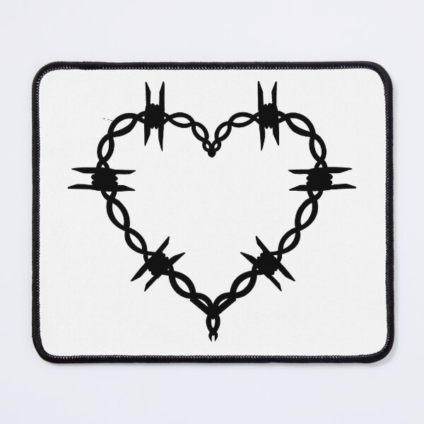 Item preview, Barbwire Heart digital design designed and sold by sweet-chaos101.