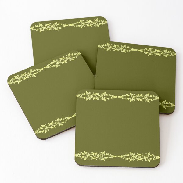 Item preview, Green abstract line art designed and sold by tetibright.