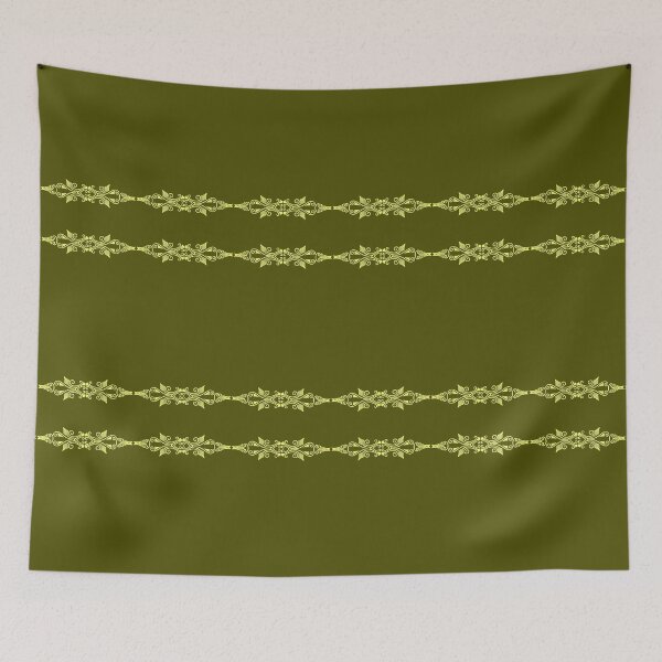 Item preview, Green abstract line art designed and sold by tetibright.