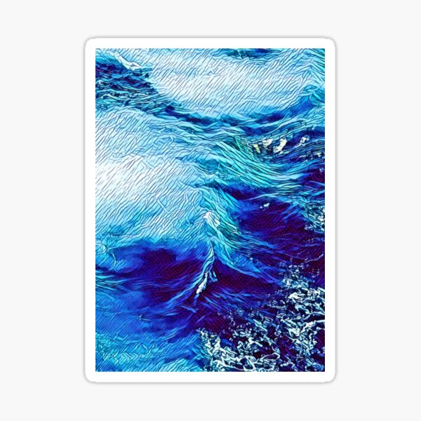 Item preview, Wave Art designed and sold by syncwithnature.