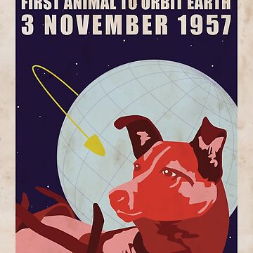 Vorschaubild zum Design Laika - Weltraumhund von MizukageKira